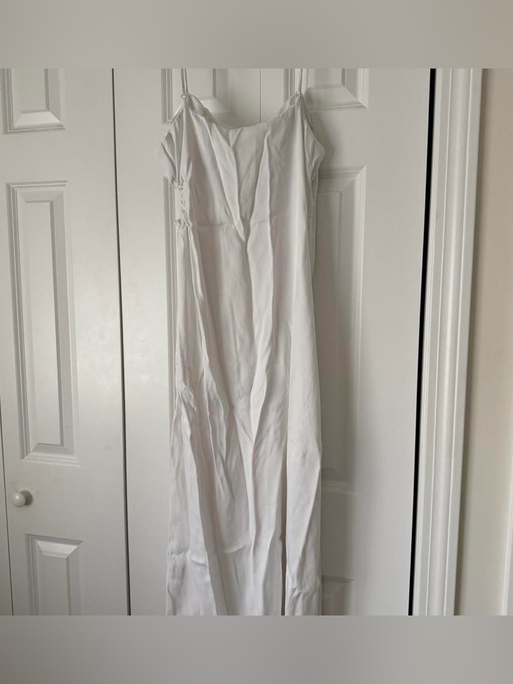 Zara White Maxi Slip Dress